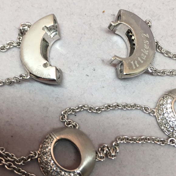 Petra Azar sterling and white sapphire bracelet - Picture 7 of 8